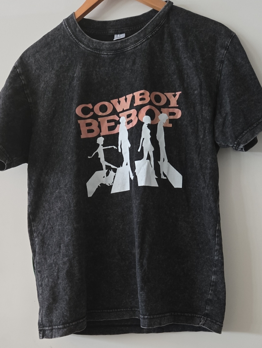 Cowboy Bebop Graphic Tee in Washed Black